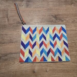 Colorful Chevron Cosmetic Bag